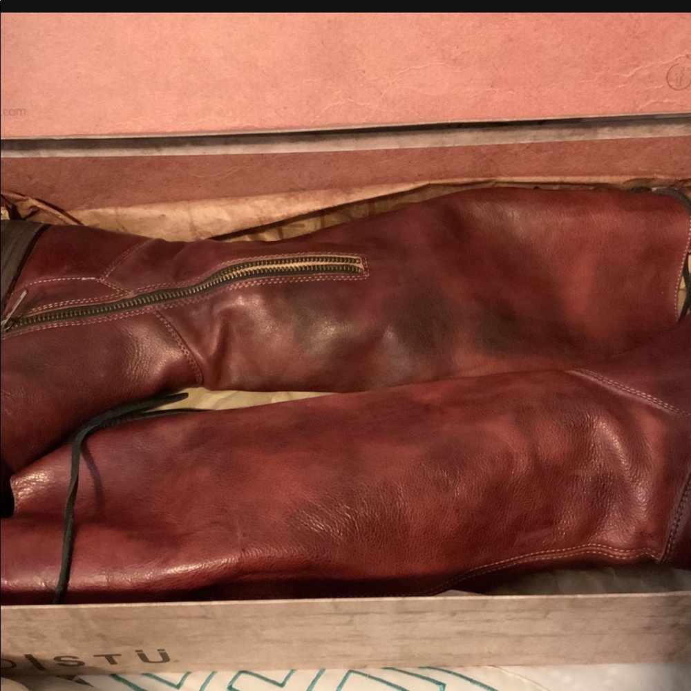 Bed Stu women’s knee high leather boots